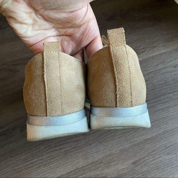 ERIC MICHAEL- Suede Sneakers Tan Size 40 - Picture 5 of 8